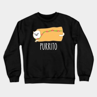 Funny purrito taco cat (b) Crewneck Sweatshirt